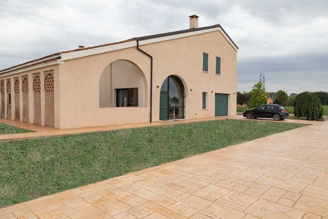 Pavimento in cemento stampato Roncoferraro (MN)