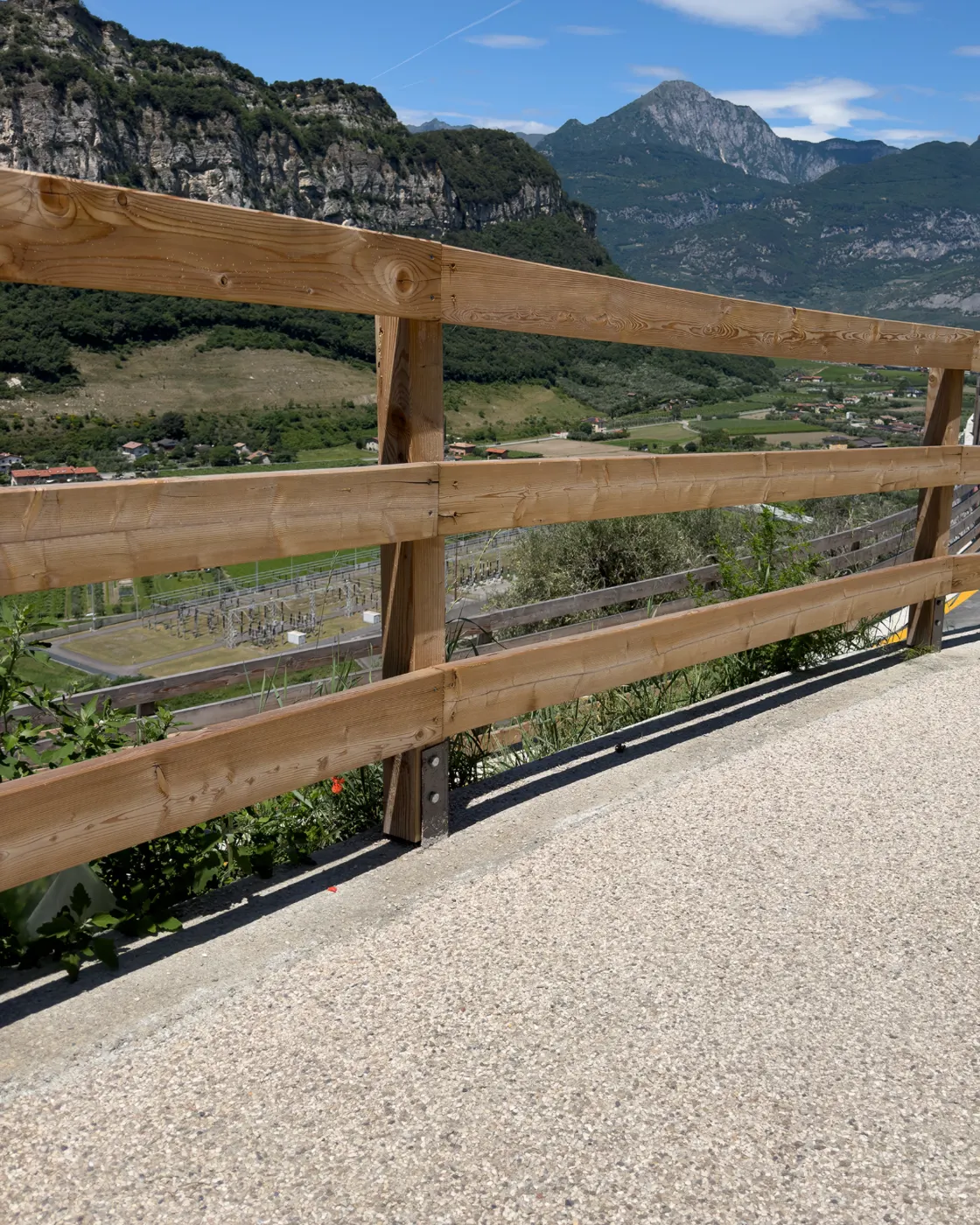 Pavi ghiaino lavato ciclabile riva del garda