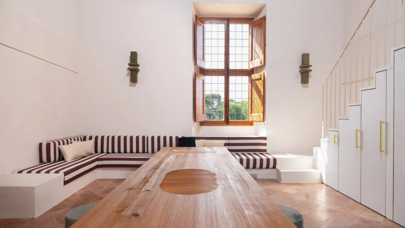 Rivestimento in terra e calce Terrae — villa medici · Pavidesign