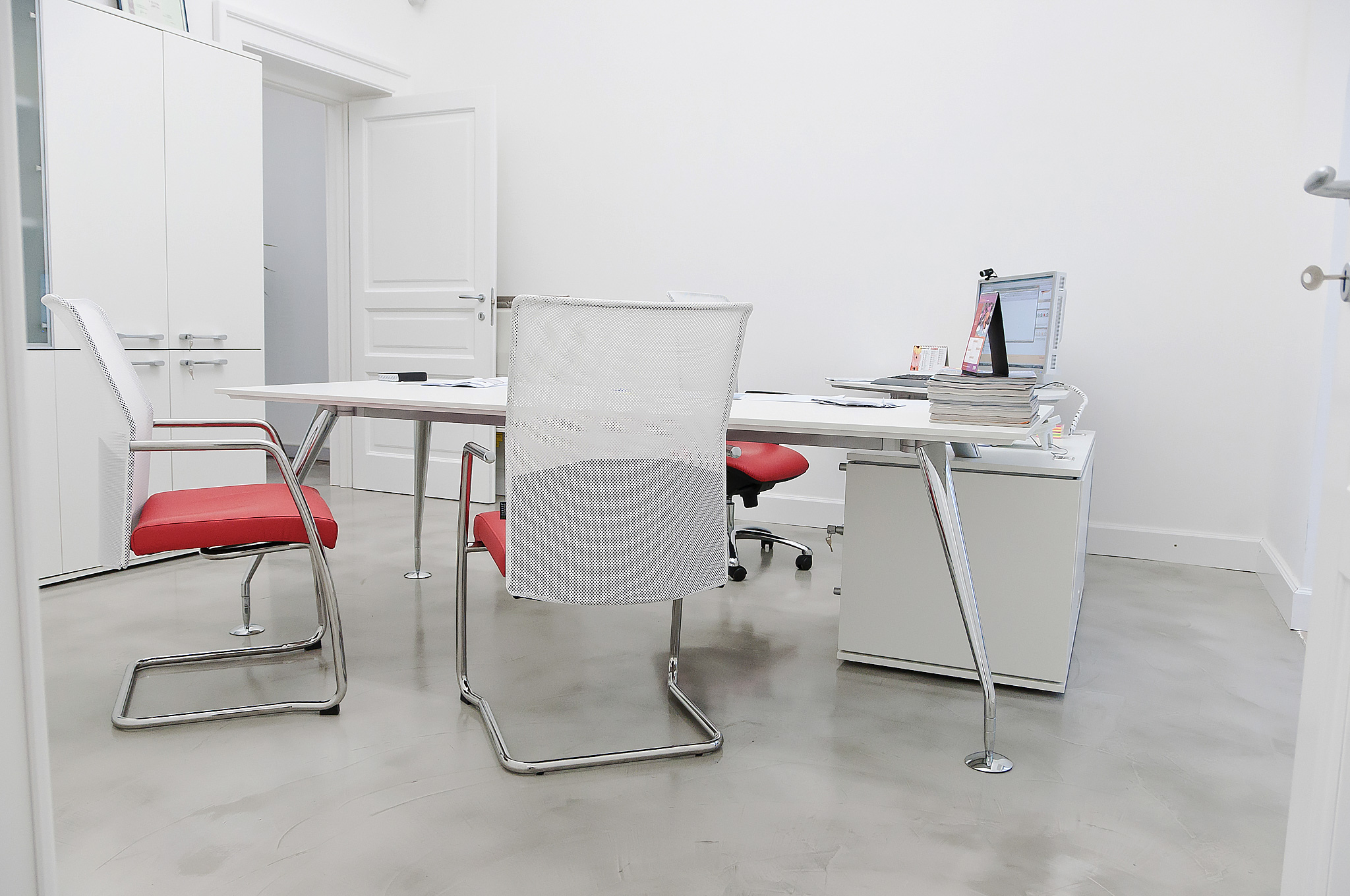 pavimento in microcemento ufficio