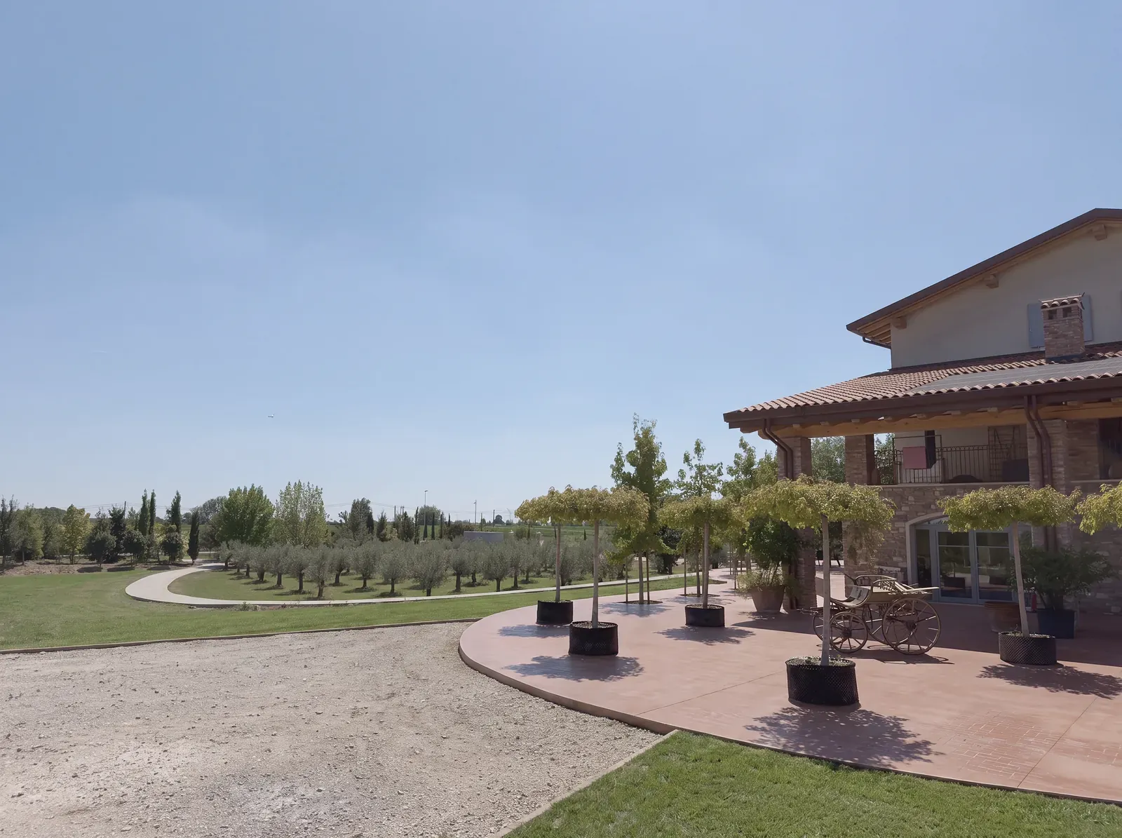 Cemento stampato e ghiaino lavato a Villafranca di Verona