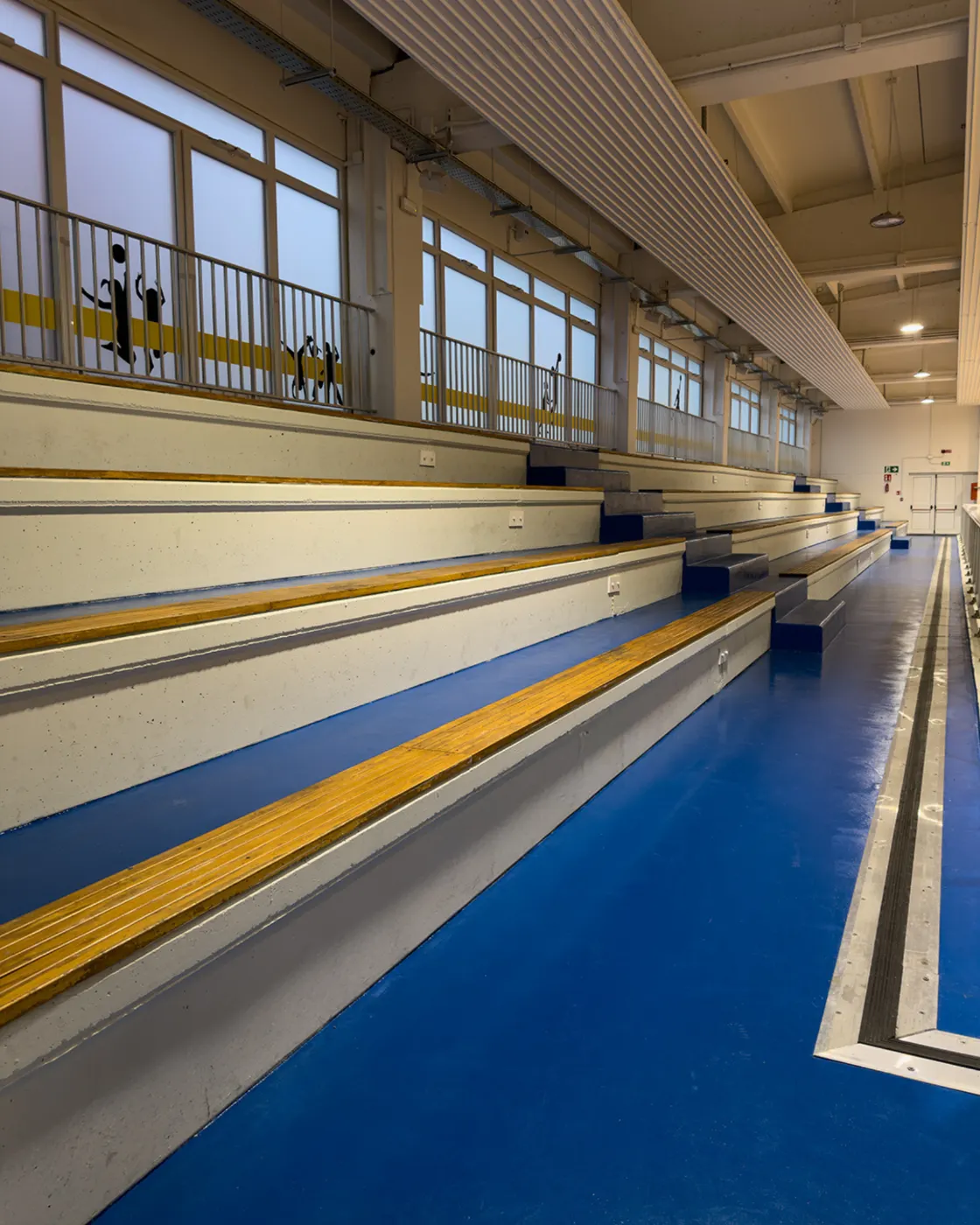 Pavimento palestra in resina Piumazzo